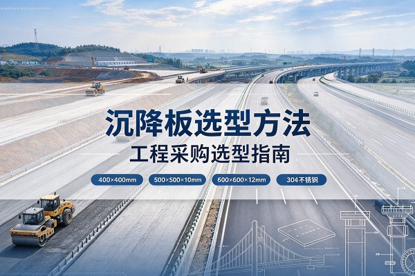 邗江沉降板选择方法