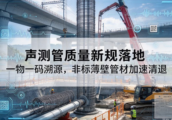 邗江声测管质量新规落地，一物一码溯源，非标薄壁管材加速清退