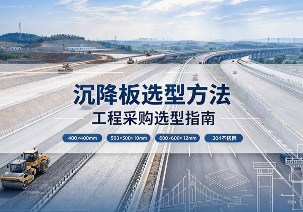 邗江沉降板选择方法